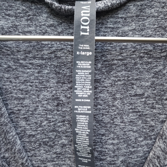 Vuori Halo Performance Zip-Up Hoodie In Grey - Picture 5 of 9